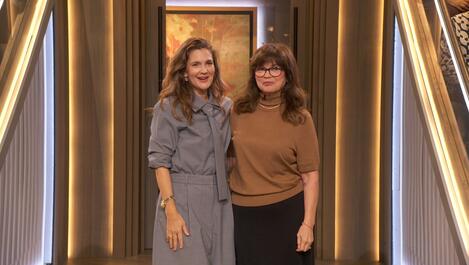 Drew Barrymore and Valerie Bertinelli