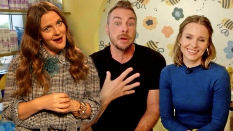 Drew, Dax Shepard, & Kristen Bell
