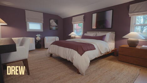 Drew Reveals the New Multi-Functional Guest Bedroom That She Designed for 2 Empty Nesters | Designed By Drew 