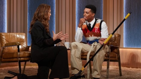 Drew Tells Jabari Banks About What It Was Like Filming SZA's "Drew Barrymore" Music Video