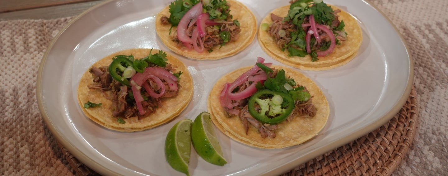 Drew’s Slow Cooked Pork Carnitas