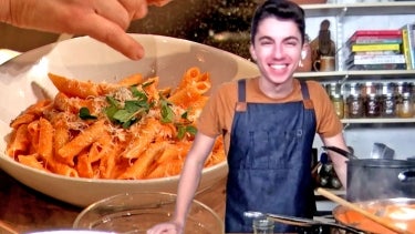 Eitan Bernath Cooks Up the Best Penne Alla Vodka | Drew's Cookbook Club