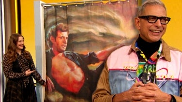 Jeff Goldblum Rates and Reviews Thirst Trap Merch with His Face on It