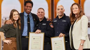 NYC Fire Commissioner Laura Kavanagh Surprises FDNY Paramedics with Proclamations 