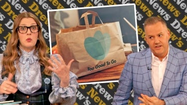 Drew Celebrates App Helping Give Away Leftover Food from Restaurants | Drew's News
