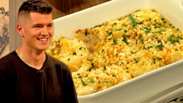 TikTok Star Nick DiGiovanni Shows Drew How to Make Scalloped Scallops | Drew's Cookbook Club
