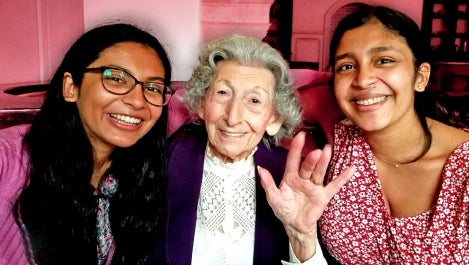 Saffron and Shreya Patel