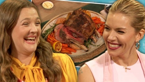 Sienna Miller Teaches Drew How to Make a Classic Roast Beef Dinner
