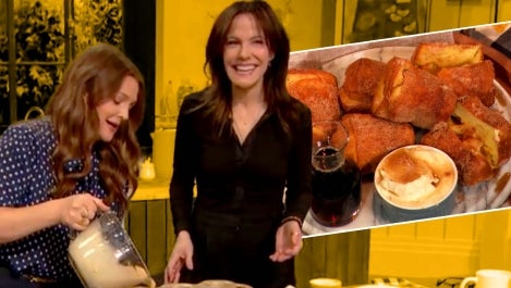 Mary-Louise Parker Teaches Drew How to Make Her Maple Butter Popovers Recipe