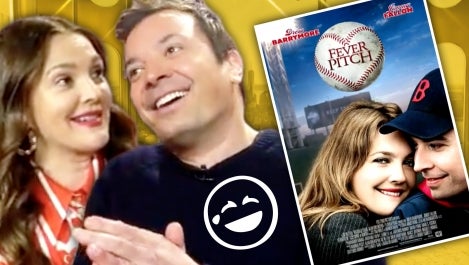 Jimmy Fallon Reveals How Drew Hurt Her Back During "Fever Pitch" Filming | A Little Bit Extra