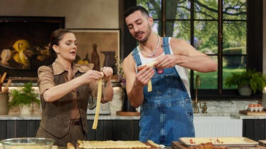 Chef Jake Cohen Reveals Delicious Twist on Classic "Pigs in a Blanket" Recipe!