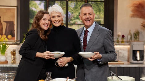 Cristina Ferrare and Drew Taste Their Lemon Pasta