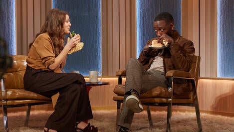 Lamorne Morris and Drew React to Tasting a Juicy Lucy Burger | Before We Go