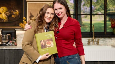 Drew Barrymore Taste Tests Alison Roman's Baked Beans with Mushrooms & Parmesan
