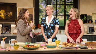 Brie Larson & Courtney McBroom on 'Party People' Cookbook & How Brie Celebrated Her 7th Birthday at a Casino 