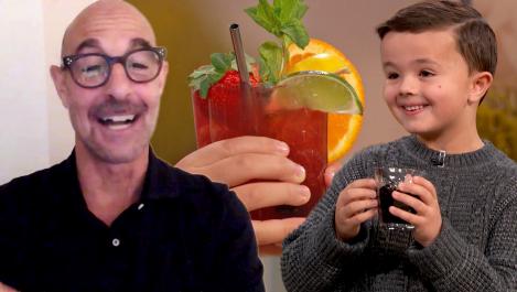 Stanley Tucci and Shirley Temple King