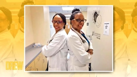 Drew Is Moved By Twin Sister Doctors' Initiative to Help Underserved Communities | Drew-Gooders