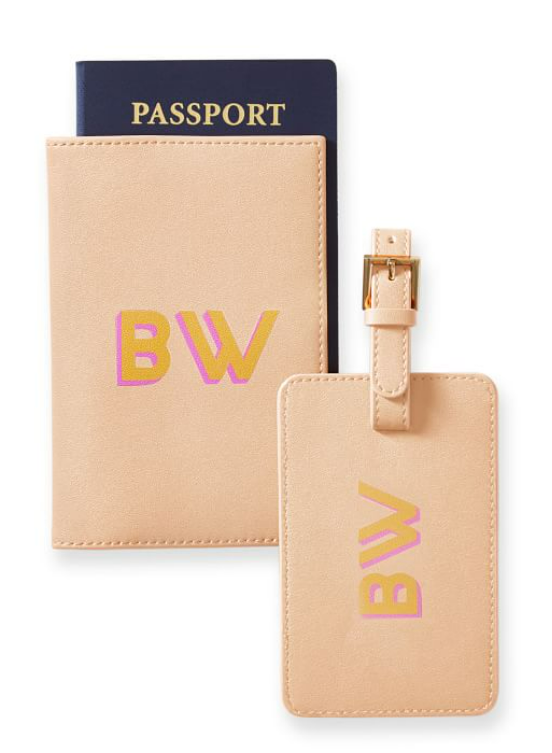 FILLMORE VEGAN LEATHER LUGGAGE TAG